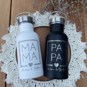 Retro Flasche “Mama & Papa, Oma & Opa”