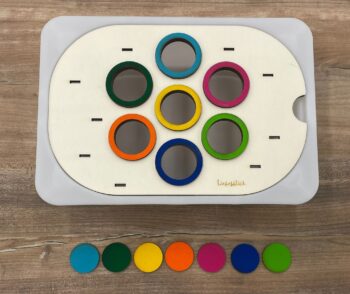 Spielplatte Farben klein inkl. Farb Plaettchen