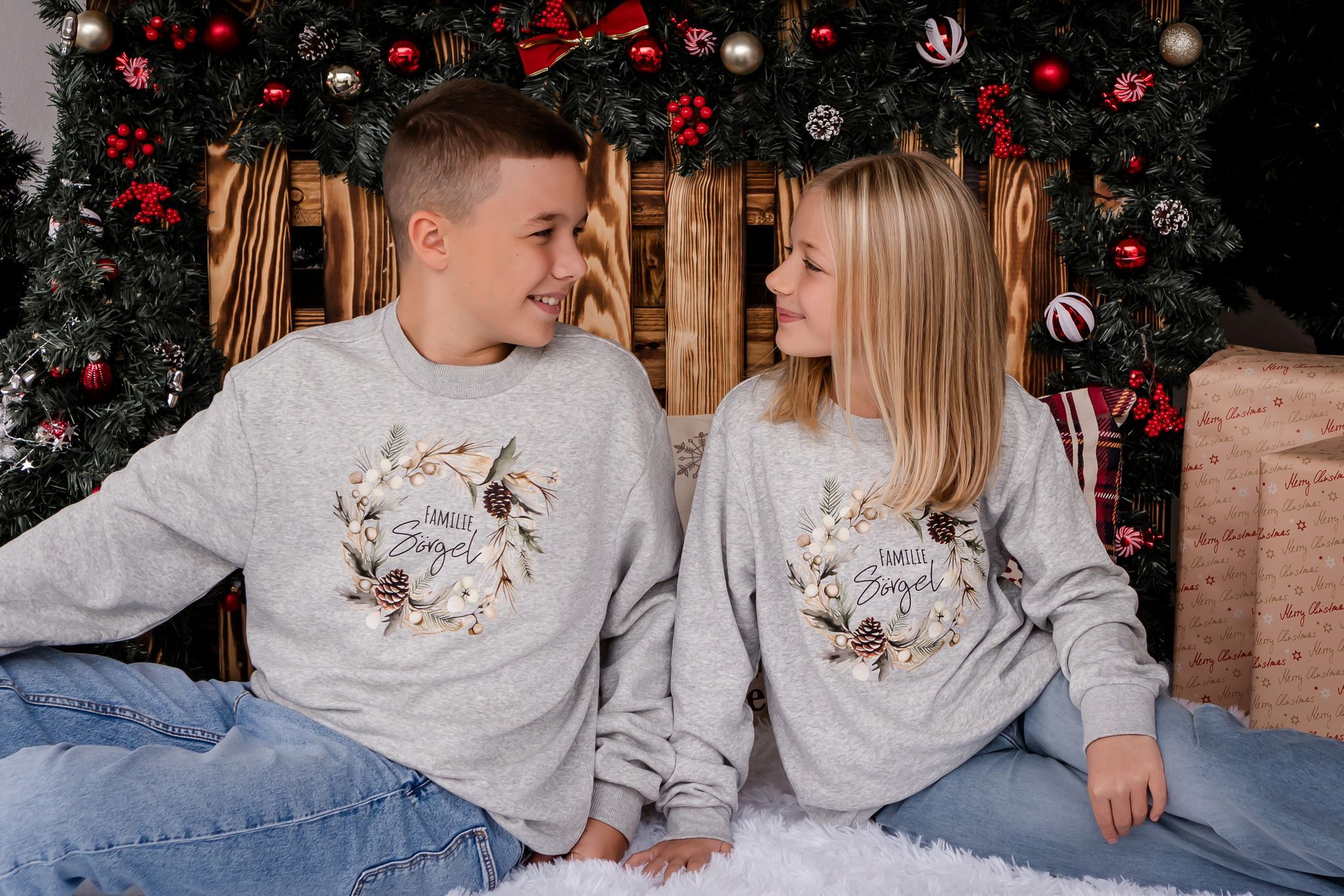 Weihnachten Kinder Sweater