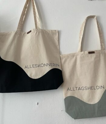 Stofftasche Bergliebe – Bild 4